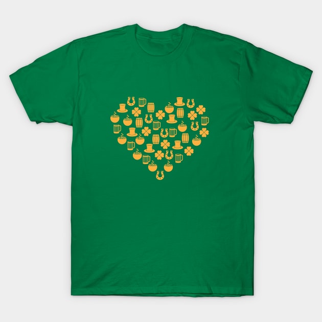 Heart of the Irish T-Shirt by DACHSWERK